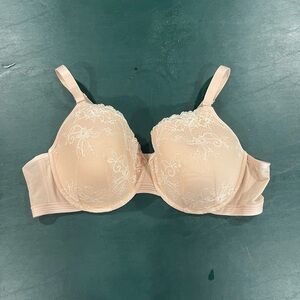 BNWOT Plus Size Cacique Lace Nude Underwire Bra size 46C